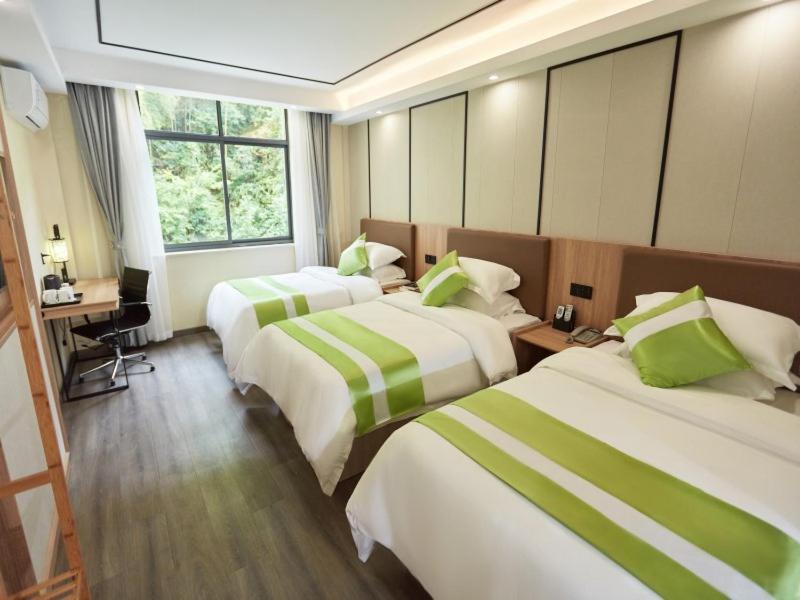 Greentree Inn Huangshan Tangkou Beauty Spot South Gate Transfer Center Business Hotel Exterior photo